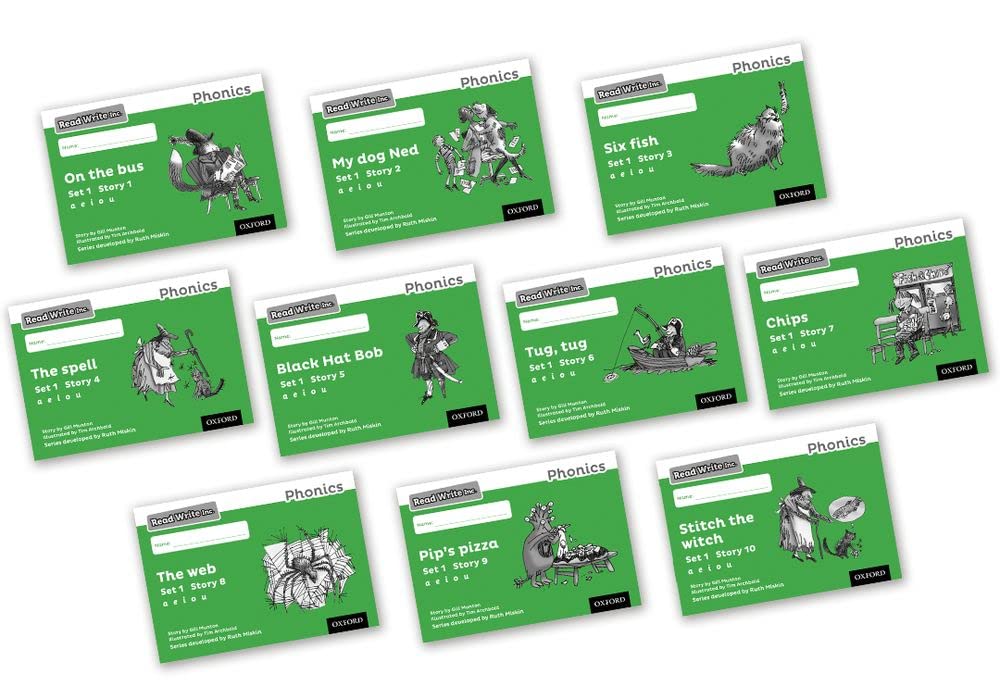 Mua Read Write Inc. Phonics: Black and White Green Set 1 Storybooks ...