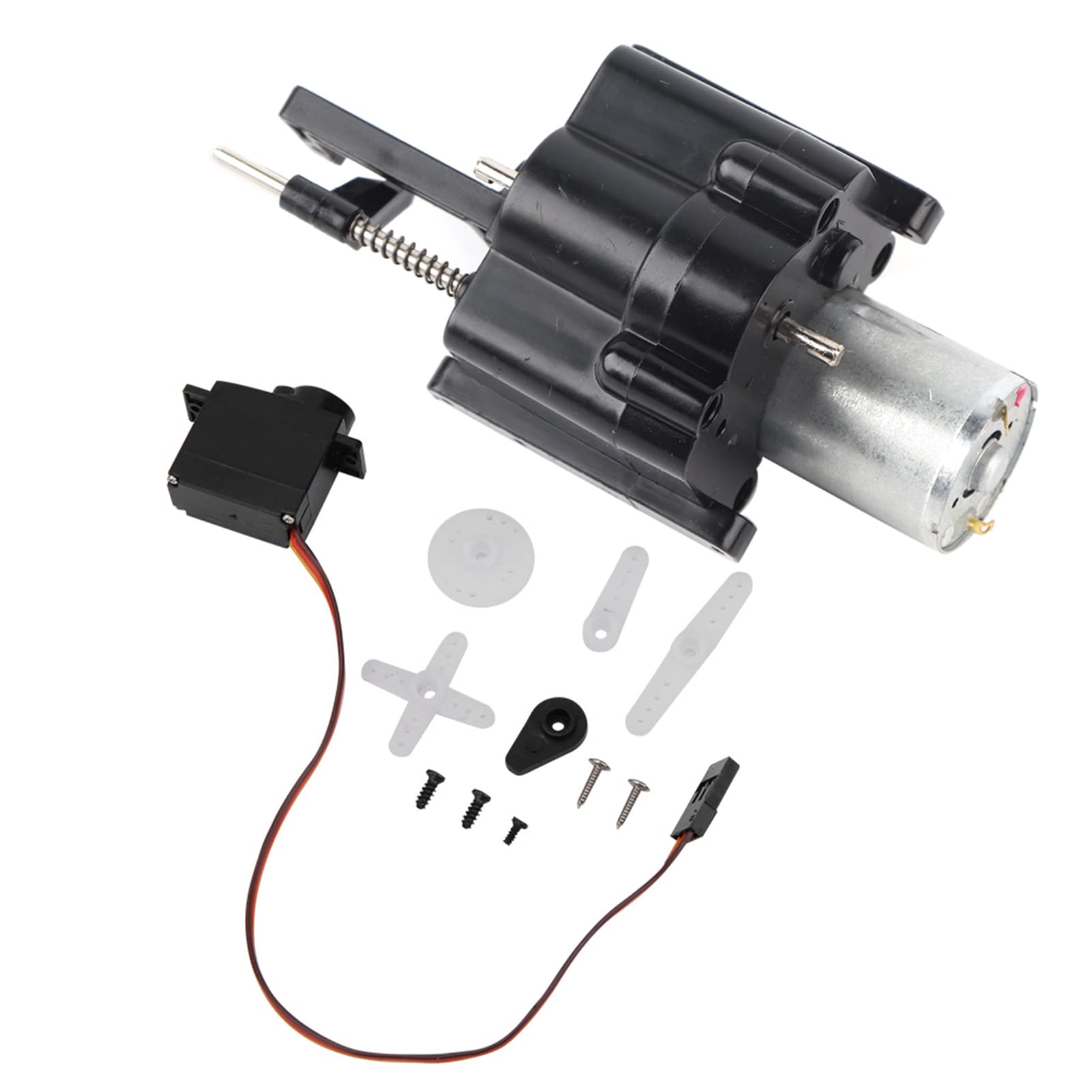 VGEBY RC Speed Gearbox, Metal Speed Gear Box Shift Servo Parts Fit for 1:16 WPL RC Car Upgrade Accessory, VGEBYBSEPUTA8MX