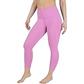 90 Degree By Reflex Womens High Waisted Workout Capri Leggings Squat Proof Workout Yoga Capris