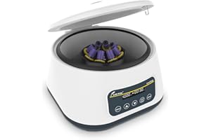 LAB FISH Digital PRP Benchtop Centrifuge Machine 2ml~5ml/10ml/15ml Lab Test Tubes 500-4000RPM Max1717xg