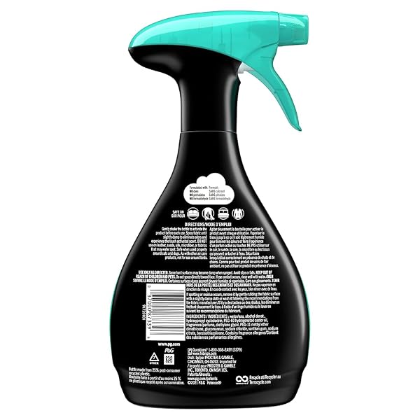 FEBREZE UNSTOPABLES TOUCH FABRIC SPRAY AND ODOR ELIMINATOR, FRESH, 16.9 OZ