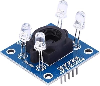 Fdit TCS230 Color Detector Module RGB LED Sensor 3-5V White LED 10mm Distance