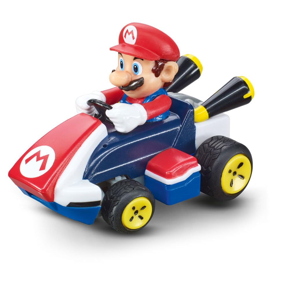 Carrera RC Mario Kart Mini RC Mario, For Children and Adults, Boys & Girls, Unique Original Licence, Instant Driving Fun with Ready to Run, Authentic Mario Kart Experience