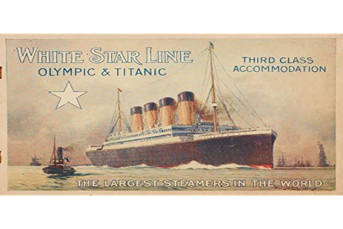Olympic & Titanic White Star Line Replica Advertising Booklet - 20 Page Reproduction Leaflet