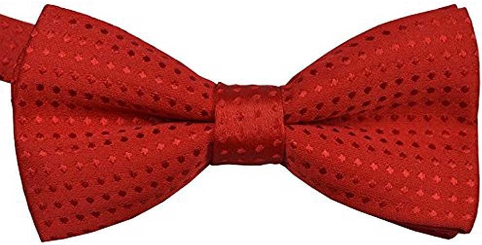 Heypet Adjustable Bow Tie Dog Collar for Small Medium Large Dogs and Cats DT03 (Red)
