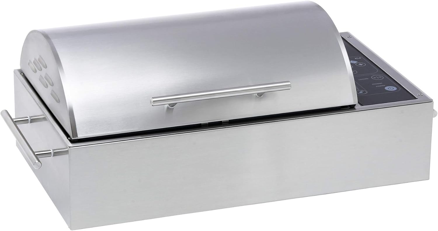 review Kenyon B70582 Floridian Portable Electric Grill, Stainless Steel