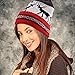 EZGO Light Up Hat With 10 colorful Lights, Unisex Knitted Light Hat With Sika Deer Printing For Party Christmas Gifts Sports Walking Jogging Bicycling