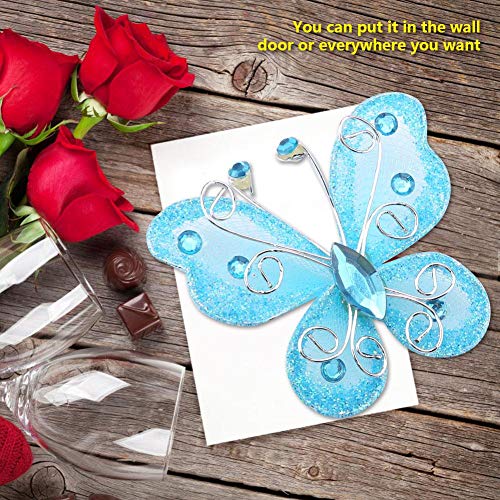 5 Christmas+Butterfly+Ornaments+Clothing+Decoration