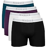 NUDUS Premium Bamboo Rayon Underwear for Men 4-Pack Luxury Gift Box – Ultra Soft & Breathable – Low Rise Sexy Undies with Fly