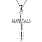 HUKKUN Stethoscope/Dove/Baseball Cross/RN Caduceus/Infinity Stethoscope Necklace Sterling Silver Medical Necklace for Women Graduation Gifts for Doctor Nurse Medical Student RN