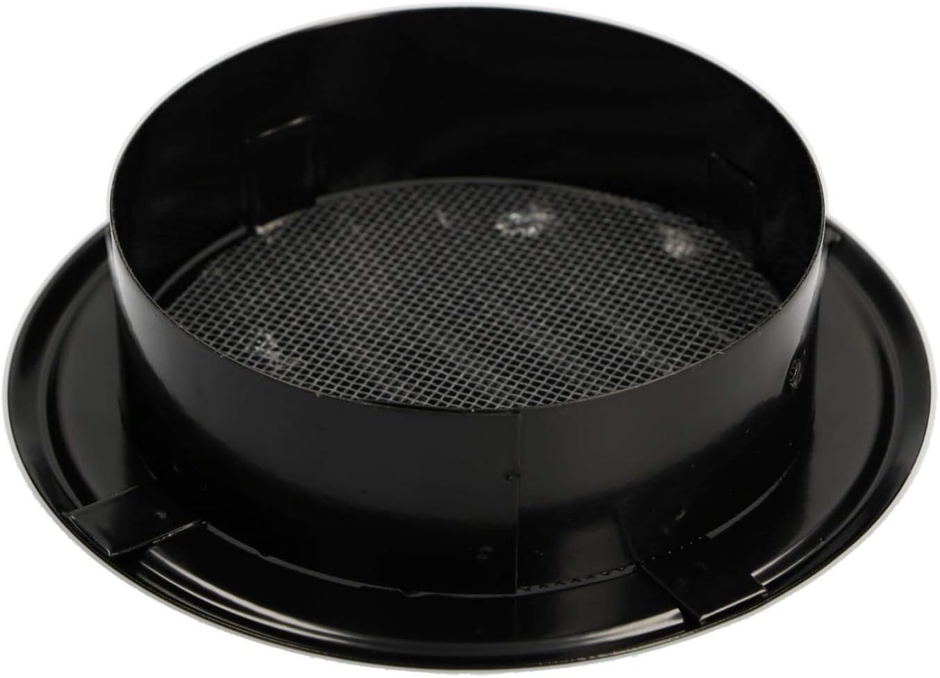 KOTARBAU - Round Ventilation Grille - ⌀ 100 mm - Steel - Exhaust Grille with Screw Mount, Insect Protection, Airflow, Louvered - Image 3