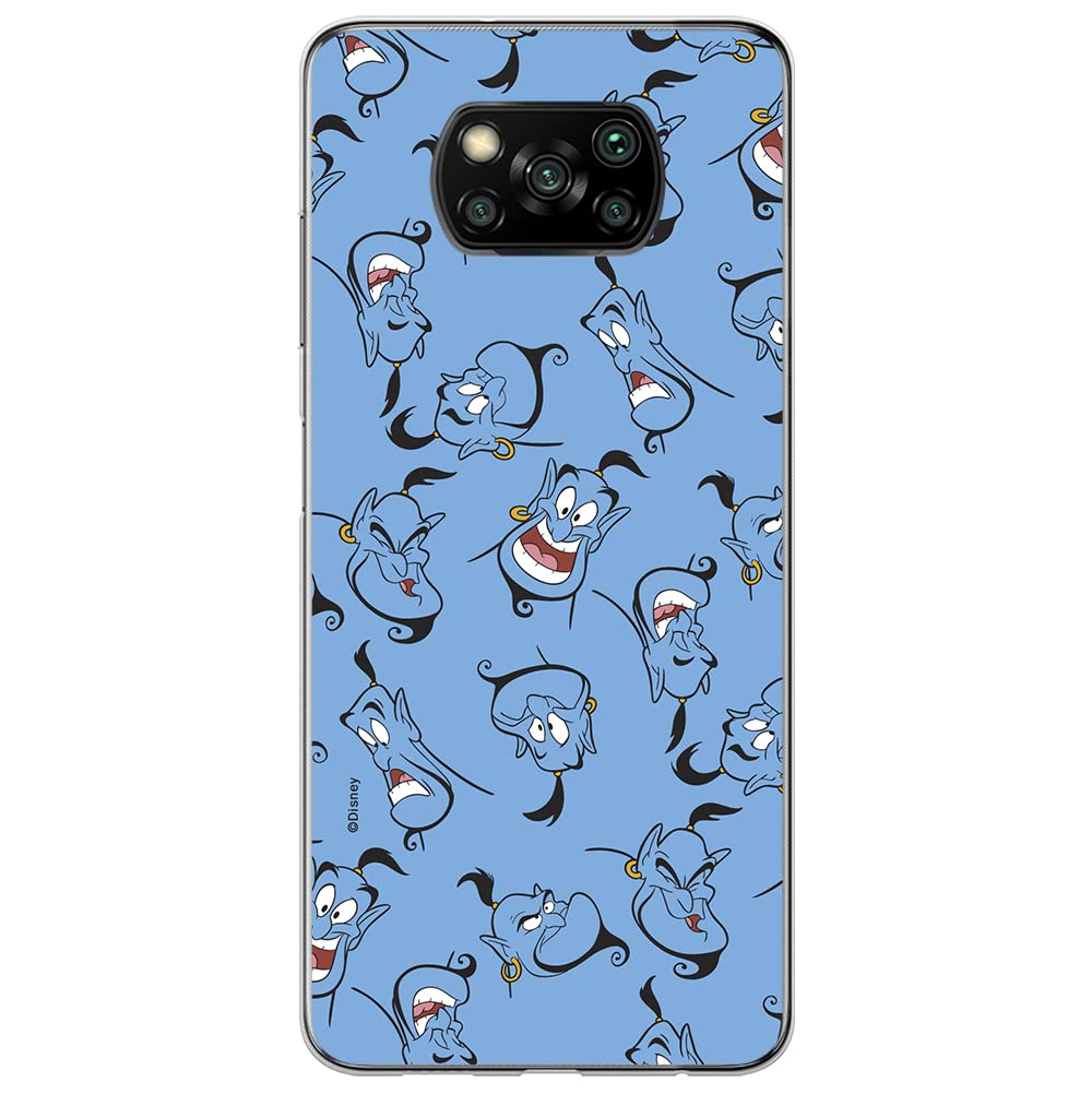 ERT GROUP mobile phone case for Xiaomi POCOPHONE X3 original and officially Licensed Disney pattern Genie 002 optimally adapted to the shape of the mobile phone, case made of TPU
