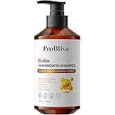 Biotin Hair Growth Shampoo for Thinning Hair in Adults 30+ – Strengthening Formula with Biotin & Rosemary – Reduces Shedding, Supports Fuller, Stronger Hair – Sulfate-Free, 16.9 fl oz