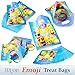 Emoji Treat Bags for Childrens Birthday Party Favors, 36pcs