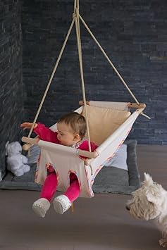 Hängebettchen aus Baumwolle von Petite planète Zébul'hamac Babybettchen Hängeschaukel Hängebett