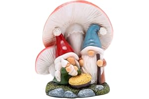 Hodao Christmas Manger Scene Under The Mushroom Canopy Christmas Holy Family Figurines Nativity Sets-Nativity Scene Xmas Decorations for Home Winter Table Decor Christmas Ornaments Gift