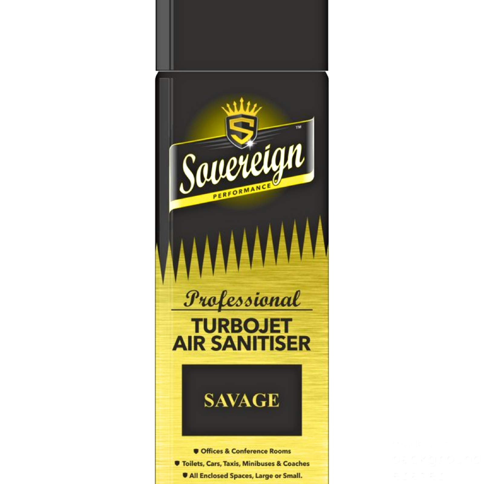 SOVEREIGN TURBOJET AIR SANITISER SAVAGE 500ml CAN