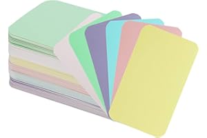 Penta Angel 120 Pieces Small Blank Kraft Cards Business Message Greeting Paper Cards Mini DIY Vocabulary Flash Word Card Gift