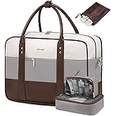 LOVEVOOK Weekender Travel Duffel Bag, Personal Item Duffle Bags for Women with Laptop Compartment, Overnight Bag with Toiletry Bag, Yoga Gym Bag with Wet Pocket, Hospital Bag for Labor and Delivery