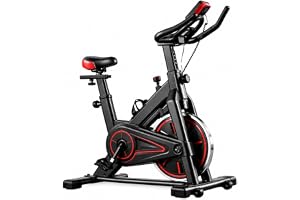 Bicicleta Ergométrica Spinning Profissional Reforçada 120kg - Bike Treino em Casa Academia Cardio Emagrecimento Silenciosa Painel LCD Resist