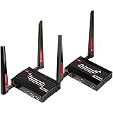 Wireless HDMI Extender,1080P HDMI Transmitter Receiver with Loop-Out IR Pass-Back Support 1080P@60Hz HD Transmit Up to 650ft,