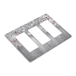 Christmas Snowflake Planks Triple Rocker Light