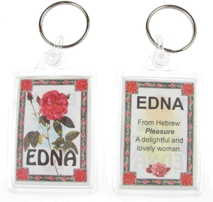Maaria B's Accessories Novelty Name Keyring Printed Both Sides With