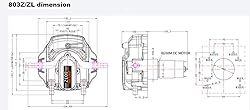 Easy Installation 12v /24v DC High Flow Peristaltic