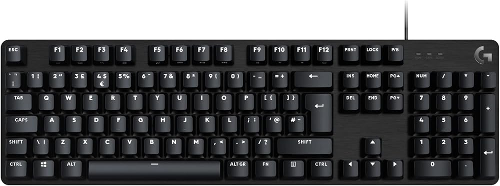 Logitech G413 SE Full-Size Mechanical Gaming Keyboard Black UK Layout