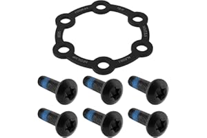 eMagTech Hub Brake Disc Spacer with Screws Aluminum Alloy Suitable for Most Mountain Bikes