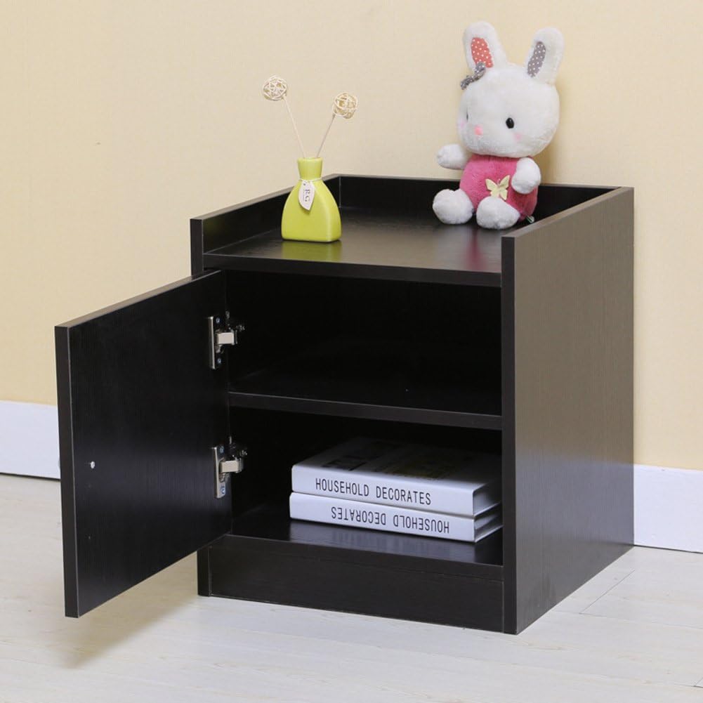 EWYGFRFVQAS Solid wood bedside table Modern simple bedside table Children's storage locker Bedroom Living room locker-E