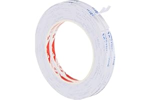 PATIKIL 5m/16.4ft Sealing Foam Tape, 2 Pack 5mm Wide 1mm Thick Single Sided Weather Stripping Door Furniture Seal Strip for W