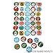 500 PC Holiday Stickers ROLL ASST
