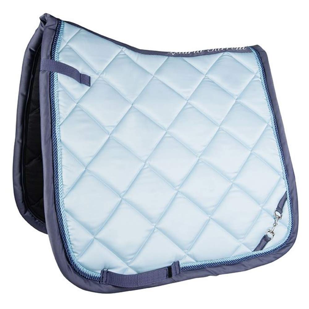 Lauria Garrelli Saddle Cloth GOLDEN Gate BIT, baby blue, Pony Dressage