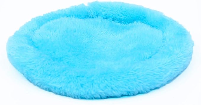 Amazon Kisata ハムスターマット 小動物用 クッション ミニ ペットベッドハムスター ケージシートパッド 寝床 秋冬用 暖かい 両面モルモット 巣マット 洗える 小動物遊びマット S 直径約14cm 青い Kisata 底砂 床材 通販