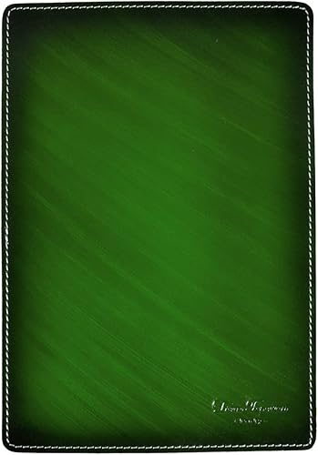 Amazon Co Jp Domtea Italy マウスパッド 本革 グラデーション 牛革 職人仕上げ イタリアンレザー 光学式 ブルーled式 レーザー 全対応 ブランド 小さめ マウスパット 革小物 クラシック モダン ギフト プレゼント グリーン シューズ バッグ