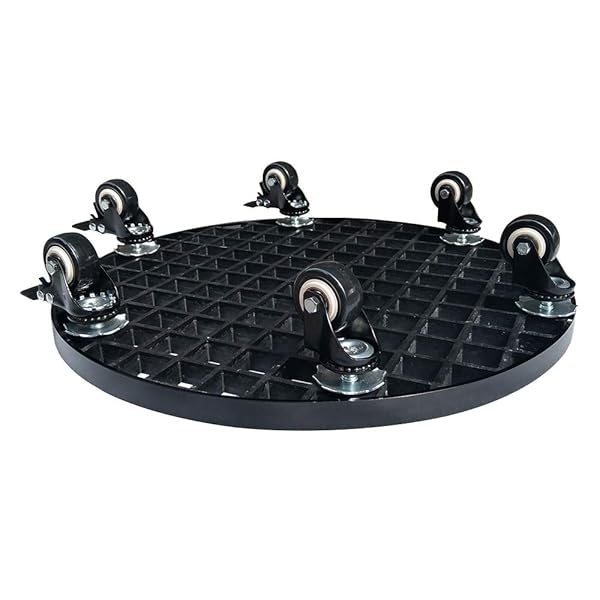 XEDRAGONY PLANT STAND PLANTER CADDY HEAVY DUTY WITH LOCKING WHEELS OUTDOOR INDOOR 13 TO 20 INCH 450 TO 700 LBS CAPACITY (LARGE)