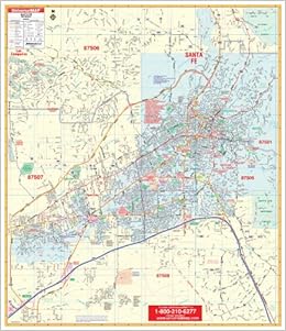 santa fe nm map Amazon In Buy Santa Fe Nm City Wall Maps Book Online At Low Prices In India Santa Fe Nm City Wall Maps Reviews Ratings santa fe nm map