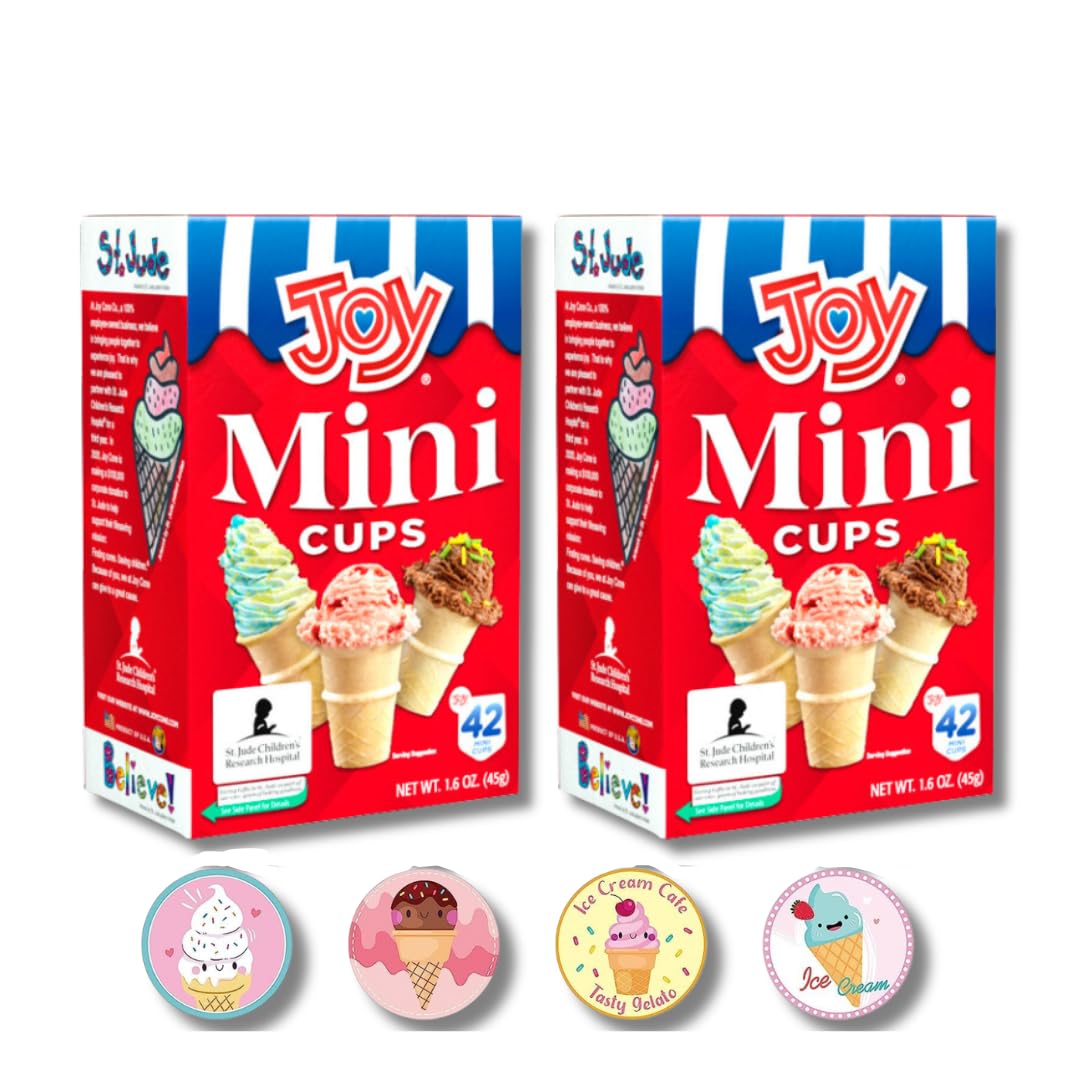 JOY MINI CUPS - Miniature Ice Cream Cones For