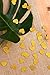 300pcs Gold Glitter Paper Confetti Hearts for Valentine's Decor, Wedding, Party, Decor, DIY Table Confetti Decor (Gold Glitter)