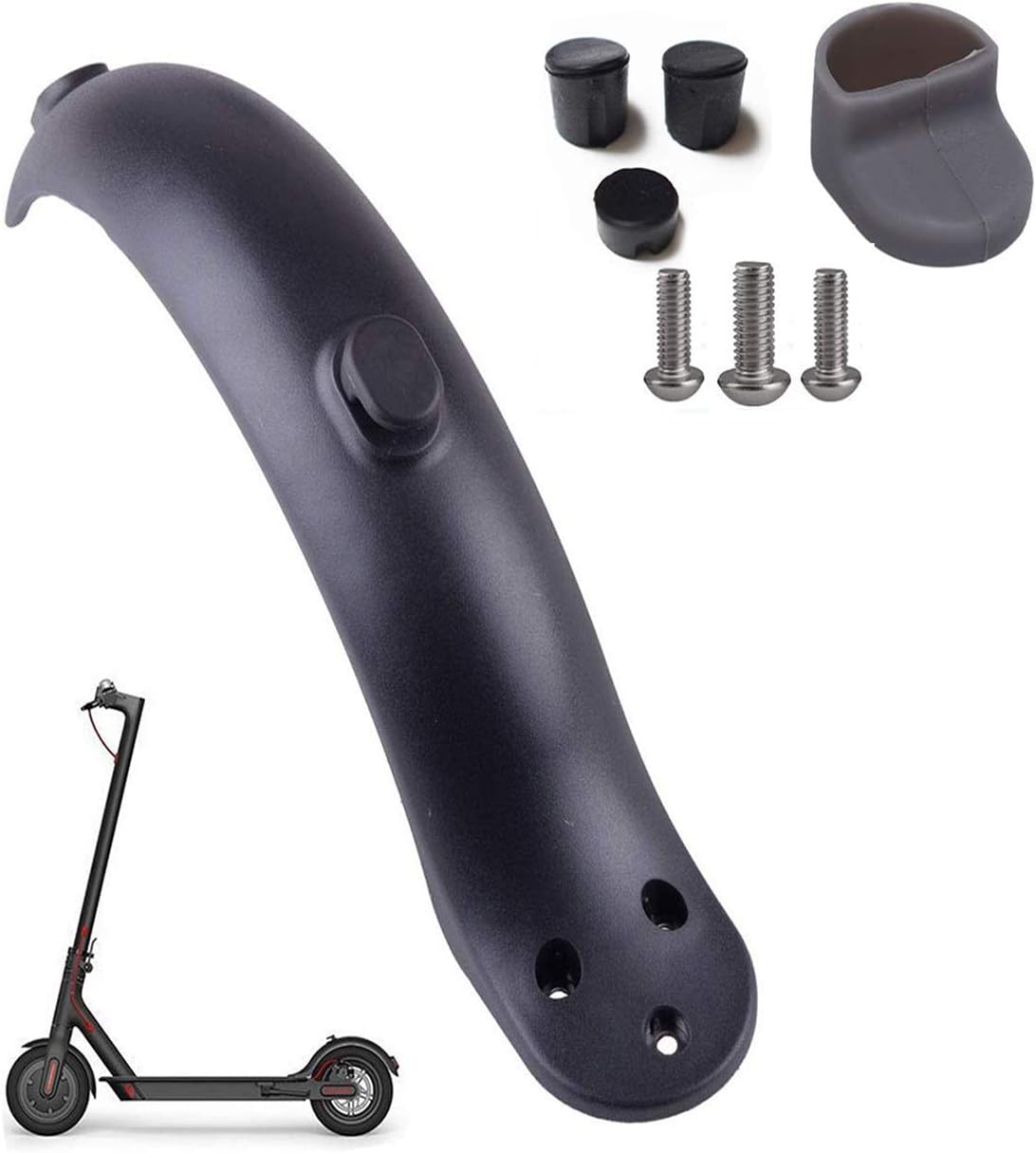 Powstro Electric Scooter Rear Fender, Scooter Mudguard, Mudguard Wings, Compatible with Xiaomi
