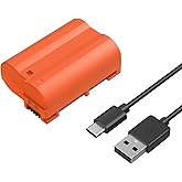 SMALLRIG 2400mAh Replacement USB-C Camera Battery for Nikon EN-EL15C, for Nikon ZR, Z6 III, Zf, Z8, Z7, Z7 II, Z6 II, Z5, D850, D810, D810A, D780, D750, D610, D500, 2.5H Fast Charging