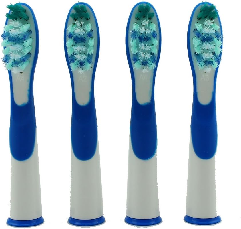 Pellet toothbrush replacement For Oral-B Sonic Compatible Braun 4 Heads a pack 2Pack