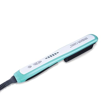 KINGDOMCARES Haarglättungs bürste Glätteisen Bürste Ionen Keramik Glättbürste Haarglätter mit Sicherste Schnellste Keramik Au