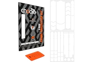 CNC E-Bike Frame Protection Tape,32-Piece Total ebike Frame Protector Film- e Bike Frame Guard Wrap for Top/Down Tube,Seatsta