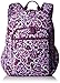 Vera Bradley Women's Cotton Campus Backpack, Lilac Paisley, One Size