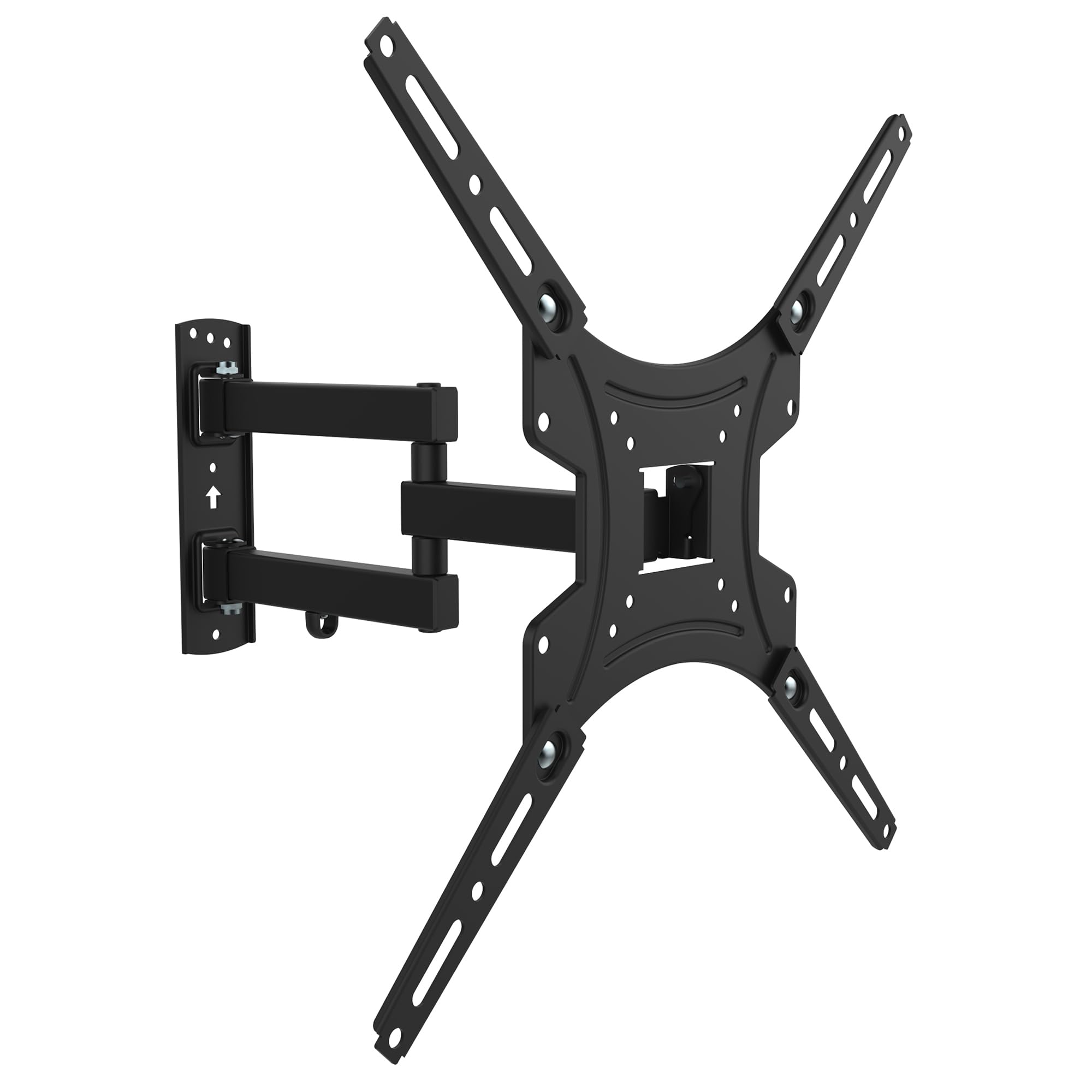 Atlantis P022-E15SBH Tilting TV Wall Mount Bracket for TV from 13 to 60 inches, Max 30 kg, Max VESA 400 x 400 cm. Vertical Tilt +/-12 °. Rotatable 180° Extendible up to 36.5 cm