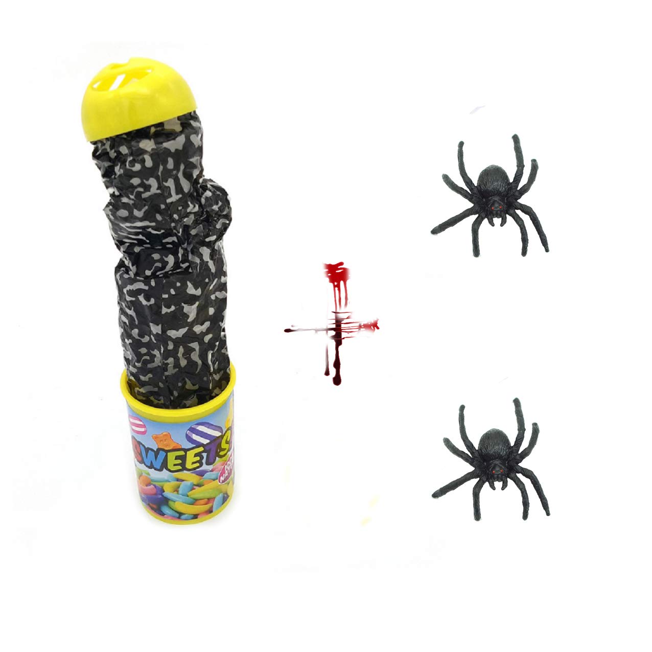 Buy 3 Pack Shocking Toys Candy Can With Realistic Spider Gag Gift Set