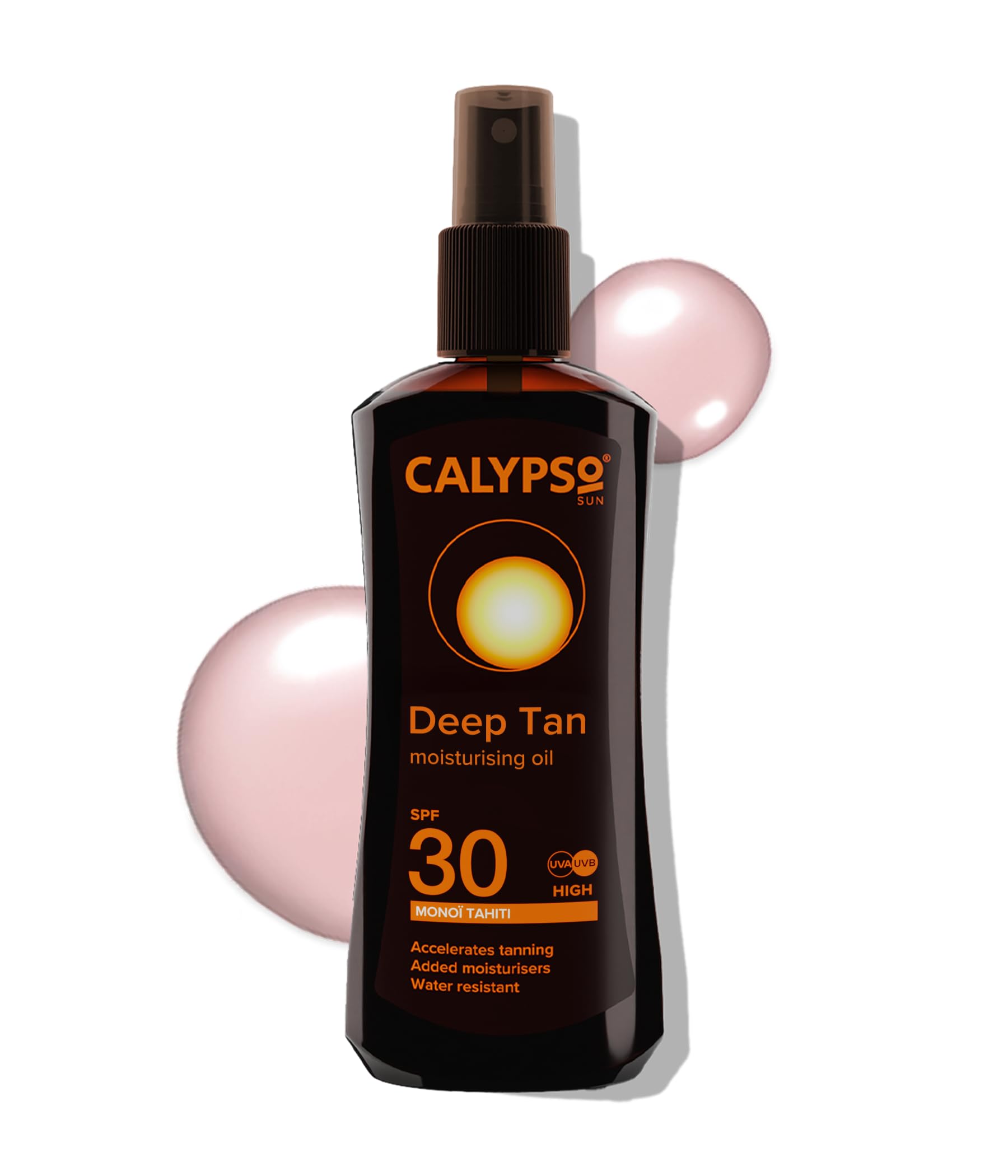 Calypso Deep Tanning Monoi Tahiti Oil Spray with SPF30, 200 ml, CALT30MON
