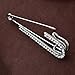 3PCS Silver Tone Crystal Sweater Pin Candy Hat Breastpin Pave Safety Pin Scarf Lapel Pin Cardigan Brooch